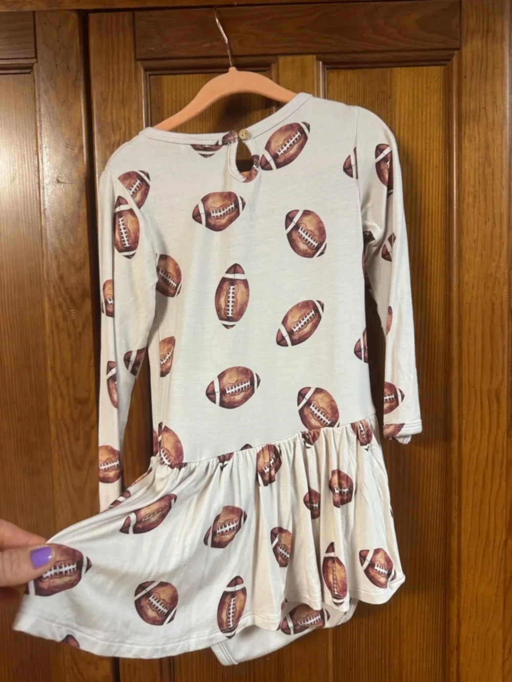 Bums & Roses Football Ruffle Dress - Picture 3 of 3